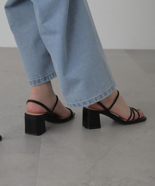 FREE'S MART（フリーズマート）の「◆ストラップサンダル（サンダル・レディース・ブラック/グレー/イエロー・MEDIUM/SMALL）」の15枚目の写真