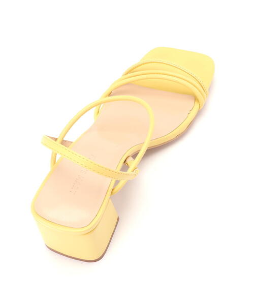 FREE'S MART（フリーズマート）の「◆ストラップサンダル（サンダル・レディース・ブラック/グレー/イエロー・MEDIUM/SMALL）」の8枚目の写真