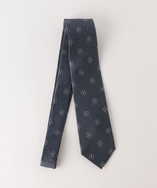 green label relaxing(グリーンレーベルリラクシング)の「GLR シルク④ 8.0cm コモン2 ネクタイ(ネクタイ・メンズ・オレンジ系その他/ケリー/ネイビー・FREE)」の3枚目の写真