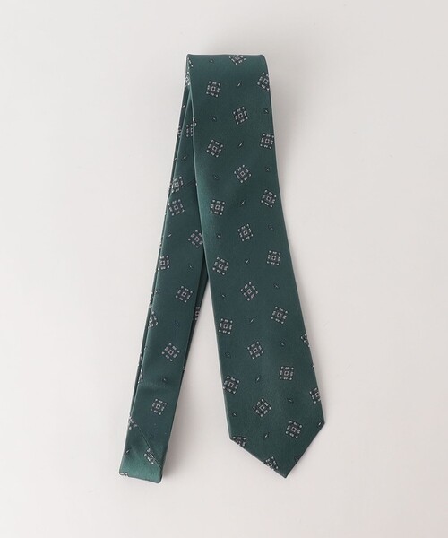 green label relaxing(グリーンレーベルリラクシング)の「GLR シルク④ 8.0cm コモン2 ネクタイ(ネクタイ・メンズ・オレンジ系その他/ケリー/ネイビー・FREE)」の2枚目の写真