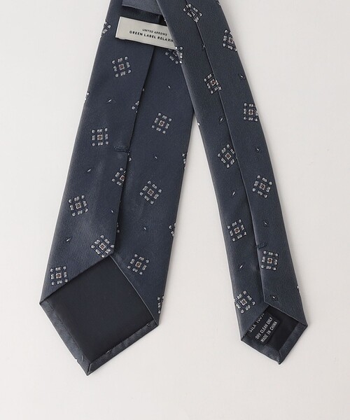 green label relaxing(グリーンレーベルリラクシング)の「GLR シルク④ 8.0cm コモン2 ネクタイ(ネクタイ・メンズ・オレンジ系その他/ケリー/ネイビー・FREE)」の6枚目の写真