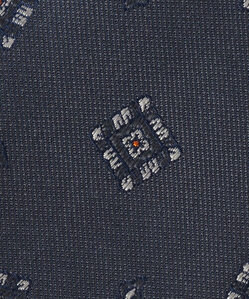 green label relaxing(グリーンレーベルリラクシング)の「GLR シルク④ 8.0cm コモン2 ネクタイ(ネクタイ・メンズ・オレンジ系その他/ケリー/ネイビー・FREE)」の7枚目の写真