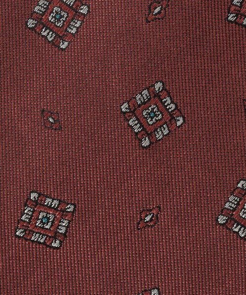 green label relaxing(グリーンレーベルリラクシング)の「GLR シルク④ 8.0cm コモン2 ネクタイ(ネクタイ・メンズ・オレンジ系その他/ケリー/ネイビー・FREE)」の9枚目の写真