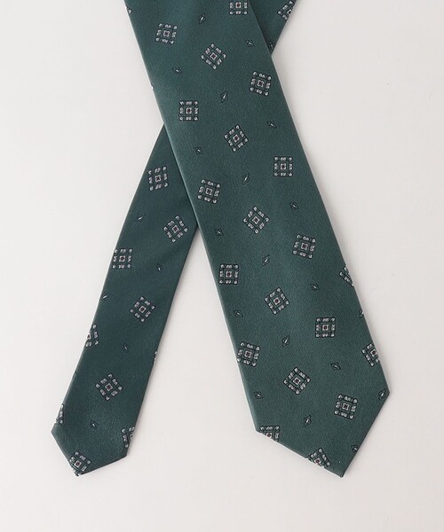 green label relaxing(グリーンレーベルリラクシング)の「GLR シルク④ 8.0cm コモン2 ネクタイ(ネクタイ・メンズ・オレンジ系その他/ケリー/ネイビー・FREE)」の10枚目の写真