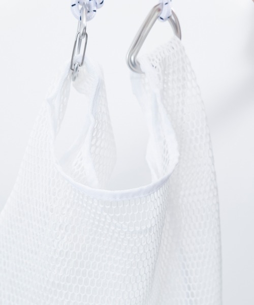 OUTDOOR PRODUCTS(アウトドアプロダクツ)の「【OUTDOOR/アウトドアプロダクツ】j.n.r.d/メッシュショッパーバッグ(ハンドバッグ・メンズ・ホワイト/ブラック/グレー・FREE)」の15枚目の写真