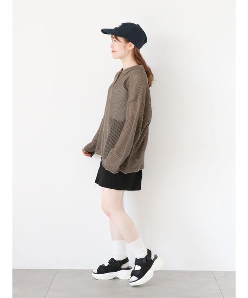 ehka sopo（エヘカソポ）の「アニマル刺繍キャップ（ハット・レディース・チャコールグレー/キナリ/ネイビー/ベージュ・F）」の20枚目の写真