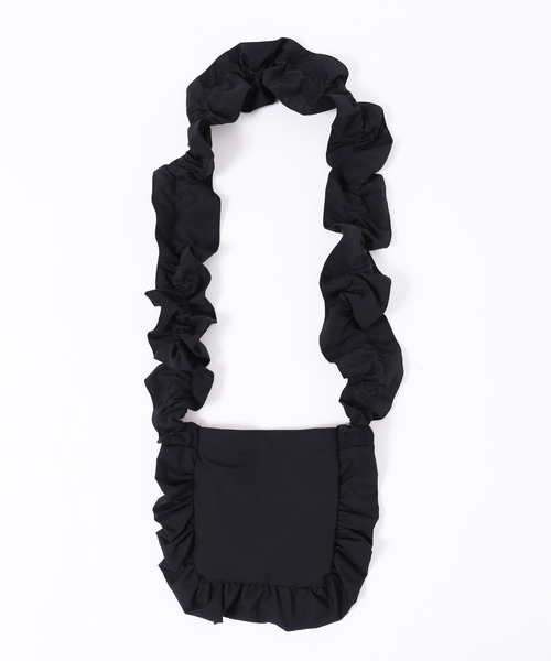 WC(ダブル シー)の「クシュクシュフリルショルダー(ショルダーバッグ・レディース・ピンク/ブラック/ホワイト・FREE)」の15枚目の写真