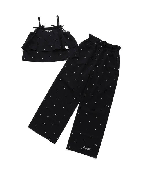 algy(アルジー)の「【2WAY・上下セット】オールインワン風セットアップ(つなぎ/オールインワン・キッズ・インディゴブルー/ブラック・XX-SMALL/X-SMALL/MEDIUM/SMALL)」の7枚目の写真