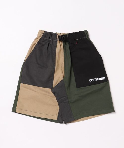 CONVERSE（コンバース）の「【CONVERSE】ベイカーショートパンツ/ハーフパンツ/短パン/半ズボン/ボトムス/ズボン/コンバース キッズ（その他パンツ・キッズ・ベージュ/ブラック/カーキ・140cm/150cm/160cm）」の2枚目の写真