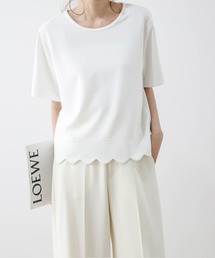 スカラップTシャツ