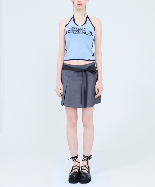 LUVISTRUE(ラヴイズトゥルー)の「RT 2-WAY SKIRT(スカート・レディース・グレー/ベージュ・MEDIUM/SMALL)」の8枚目の写真