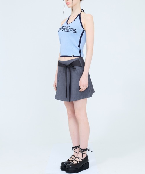 LUVISTRUE(ラヴイズトゥルー)の「RT 2-WAY SKIRT(スカート・レディース・グレー/ベージュ・MEDIUM/SMALL)」の9枚目の写真