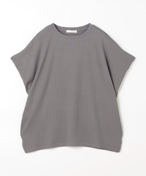 NICOLE white（ニコルホワイト）の「ランダムリブプ カットソープル