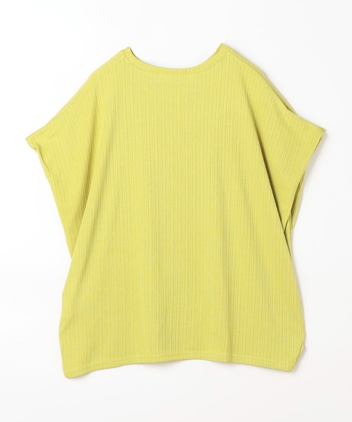 NICOLE white（ニコルホワイト）の「ランダムリブプ カットソープルオーバー（Tシャツ/カットソー・レディース・ネイビー/イエロー/ブラック/オフホワイト/グレー・FREE）」の14枚目の写真