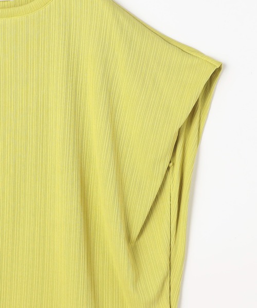 NICOLE white（ニコルホワイト）の「ランダムリブプ カットソープルオーバー（Tシャツ/カットソー・レディース・ネイビー/イエロー/ブラック/オフホワイト/グレー・FREE）」の16枚目の写真