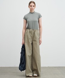 ELOOPS（イーループス）の「【ELOOPS】アジャスタブルナイロンワイドパンツ（その他パンツ）」