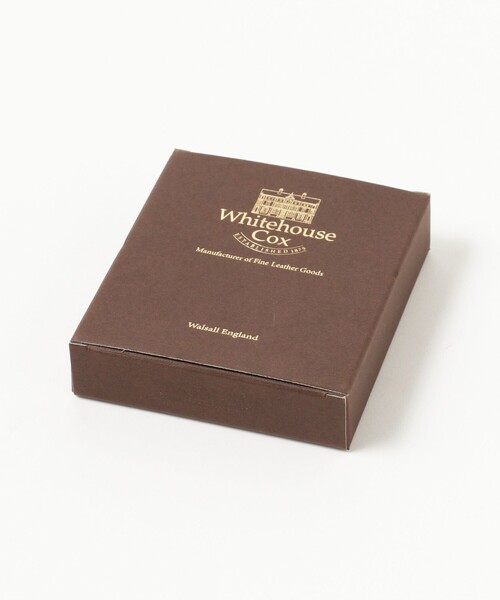 WHITE HOUSE COX（ホワイトハウスコックス）の「Whitehouse Cox / ロンドンカーフ × ブライドルレザー 2つ折りコインウォレット（財布・メンズ・ブラック/ブラウン/ネイビー・ONE SIZE）」の10枚目の写真
