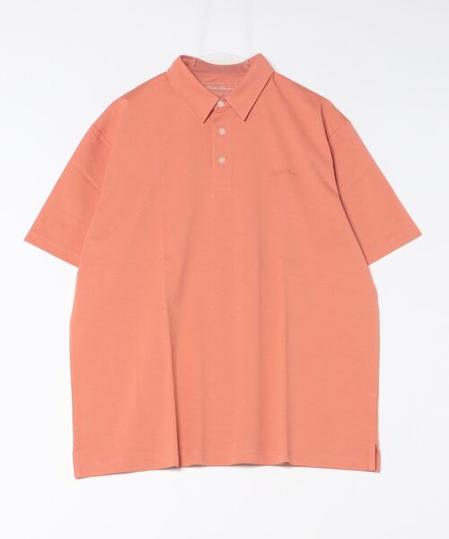 Eddie Bauer(エディーバウアー)の「半袖コットン ジャージーポロ(ポロシャツ・メンズ・サックスブルー/ブラック/ダークオレンジ/ホワイト・M/XXL/XL/L/S)」の6枚目の写真