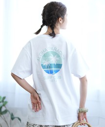 ムラサキスポーツ | ALOHA PEOPLE/アロハピープル 半袖 Tシャツ バックプリント サークル MOAP24SL006(Tシャツ/カットソー)