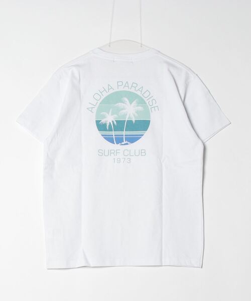 ムラサキスポーツ(ムラサキスポーツ)の「ALOHA PEOPLE/アロハピープル 半袖 Tシャツ バックプリント サークル MOAP24SL006(Tシャツ/カットソー・レディース・ホワイト×ブルー/ホワイト×ピンク・L/M)」の18枚目の写真