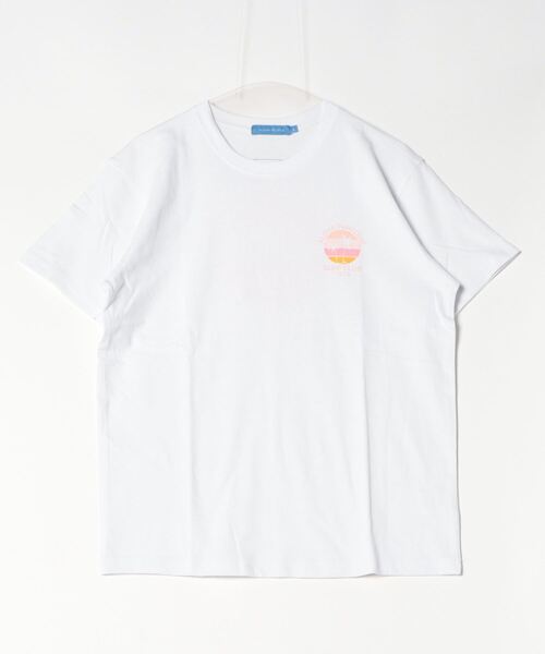 ムラサキスポーツ(ムラサキスポーツ)の「ALOHA PEOPLE/アロハピープル 半袖 Tシャツ バックプリント サークル MOAP24SL006(Tシャツ/カットソー・レディース・ホワイト×ブルー/ホワイト×ピンク・L/M)」の19枚目の写真