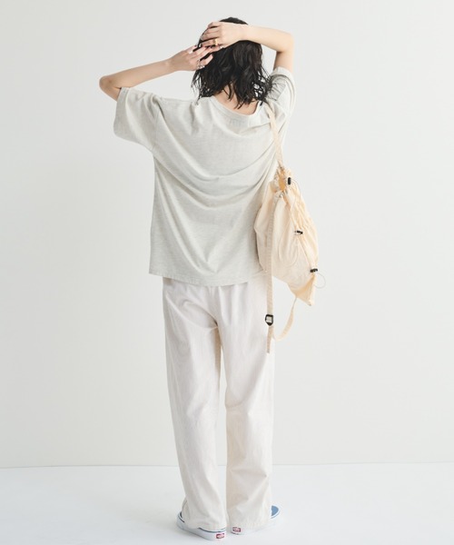 MERLOT（メルロー）の「ストライプイージーパンツ（その他パンツ・レディース・ベージュ/グリーン/ブルー・FREE）」の9枚目の写真