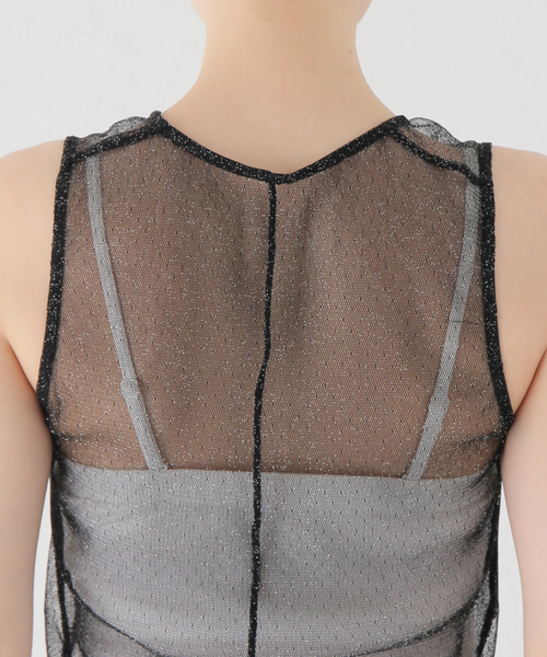 IENA TanC TOKYO/タンクトウキョウ　2枚セット IENA（イエナ）の「TanC TOKYO/タンクトウキョウ SPARKLING TULLE SKIN