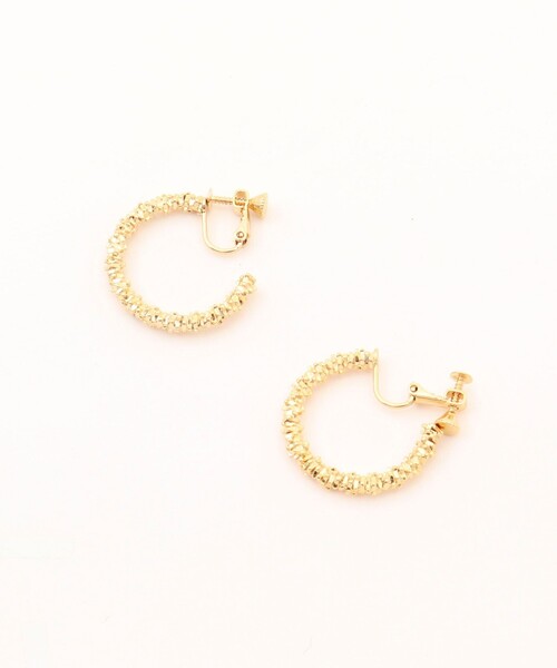 NOLLEY’S（ノーリーズ）の「ガタメタルビーズNEWイヤリング（イヤリング・レディース・シルバー/ゴールド・FREE）」の7枚目の写真