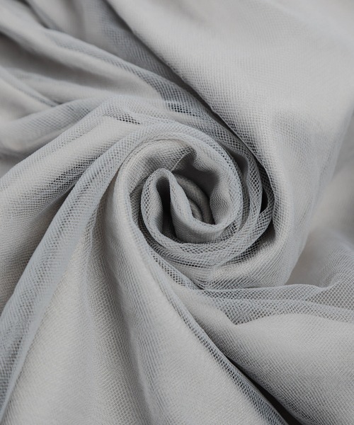 SUGAR BISKET（シュガービスケット）の「チュールドッキングTシャツ（Tシャツ/カットソー・レディース・ホワイト×ブラック/ホワイト×グレー/ブラック×ブラック・フリー）」の8枚目の写真