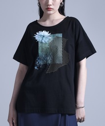 コラージュプリントTシャツ