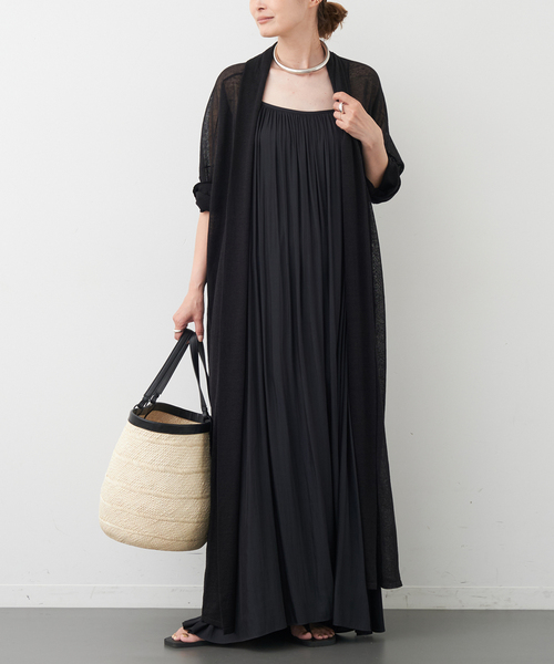 Deuxieme Classe(ドゥーズィエムクラス)の「Camisole Dress(ワンピース・レディース・ブラック/カーキ/レッド・36/38)」の9枚目の写真