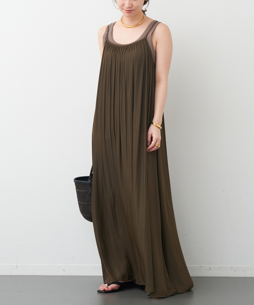 Deuxieme Classe(ドゥーズィエムクラス)の「Camisole Dress(ワンピース・レディース・ブラック/カーキ/レッド・36/38)」の10枚目の写真