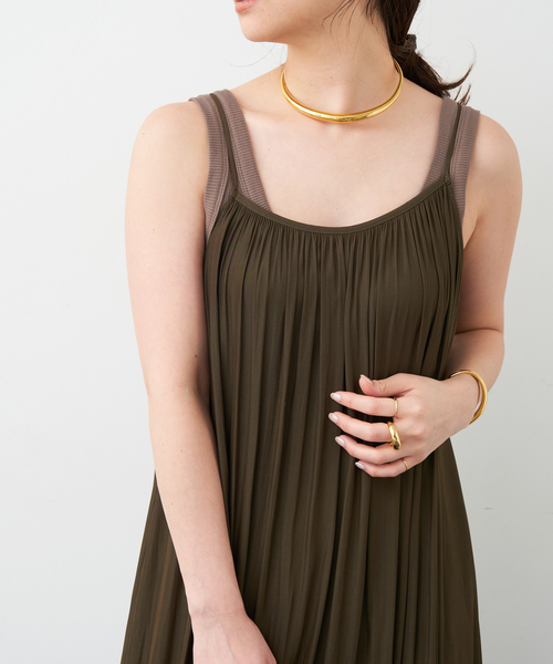Deuxieme Classe(ドゥーズィエムクラス)の「Camisole Dress(ワンピース・レディース・ブラック/カーキ/レッド・36/38)」の13枚目の写真