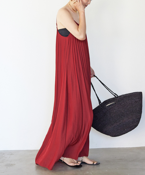 Deuxieme Classe(ドゥーズィエムクラス)の「Camisole Dress(ワンピース・レディース・ブラック/カーキ/レッド・36/38)」の16枚目の写真