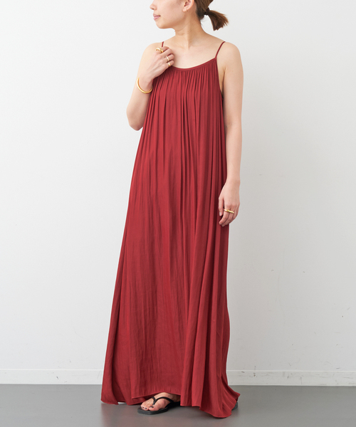 Deuxieme Classe(ドゥーズィエムクラス)の「Camisole Dress(ワンピース・レディース・ブラック/カーキ/レッド・36/38)」の20枚目の写真