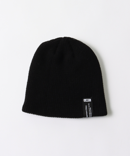 LMC / エルエムシー】LABEL SHORT BEANIE（ニットキャップ/ビーニー