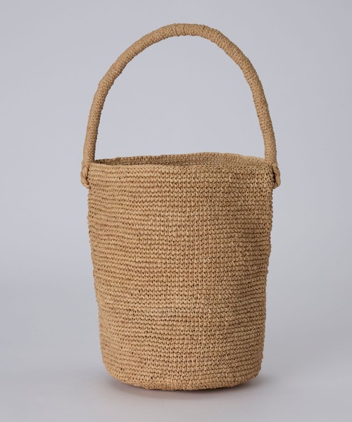 MADE IN MADA（メイドインマダ）の「BARNYARDSTORM / MADE IN MADA(メイド イン マダ) NAIVOバケツバッグ（トートバッグ・レディース・ブラウン/ライトグレー・FREE）」の22枚目の写真