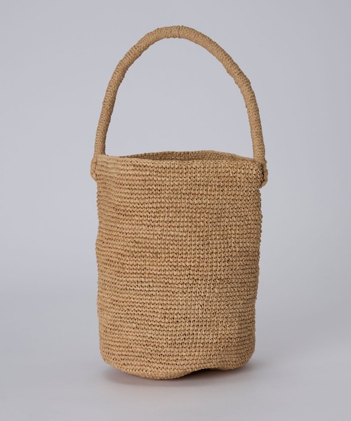 MADE IN MADA（メイドインマダ）の「BARNYARDSTORM / MADE IN MADA(メイド イン マダ) NAIVOバケツバッグ（トートバッグ・レディース・ブラウン/ライトグレー・FREE）」の19枚目の写真