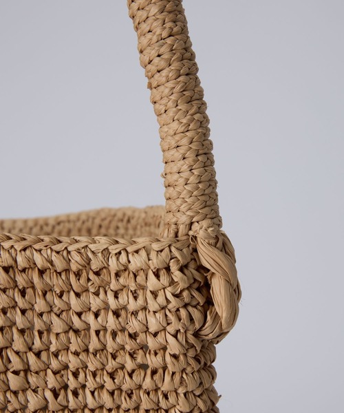 MADE IN MADA（メイドインマダ）の「BARNYARDSTORM / MADE IN MADA(メイド イン マダ) NAIVOバケツバッグ（トートバッグ・レディース・ブラウン/ライトグレー・FREE）」の16枚目の写真