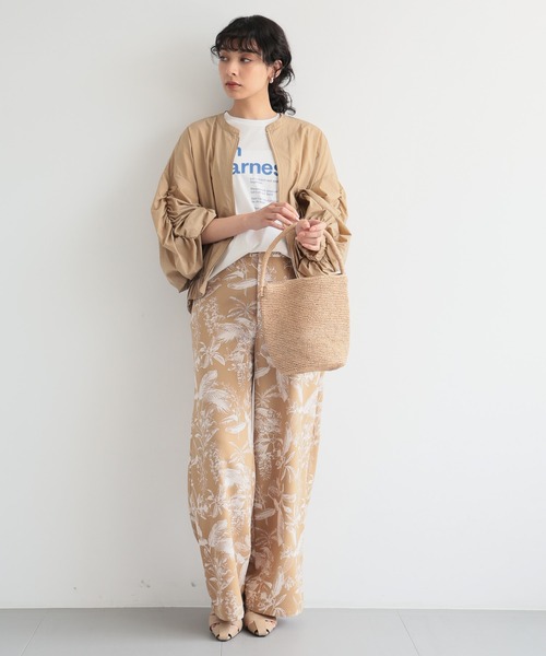 MADE IN MADA（メイドインマダ）の「BARNYARDSTORM / MADE IN MADA(メイド イン マダ) NAIVOバケツバッグ（トートバッグ・レディース・ブラウン/ライトグレー・FREE）」の5枚目の写真