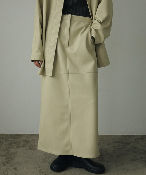 anuke（アンヌーク）の「Ecoleather Tight Skirt（スカート）」 - WEAR 