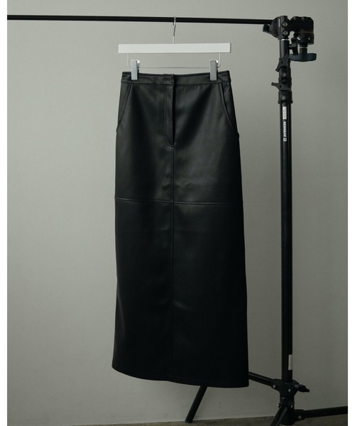 anuke（アンヌーク）の「Ecoleather Tight Skirt（スカート）」 - WEAR