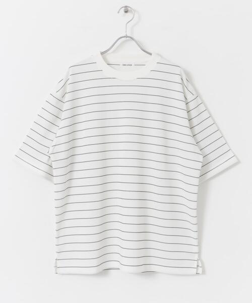 FORK&SPOON(フォークアンドスプーン)の「FORK&SPOON カノコボーダーショートスリーブTシャツ(Tシャツ/カットソー・メンズ・ネイビー/オフホワイト・4/5)」の9枚目の写真