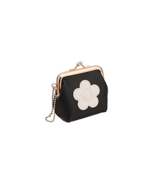 MARY QUANT（マリークワント）の「シンプルデイジーマーク２ ガマ口ポーチミニ（ポーチ・レディース・ブラック/フューシャピンク/ライトブルー/ピンク系その他/アイボリー/ブラック×ホワイト・FREE）」の13枚目の写真