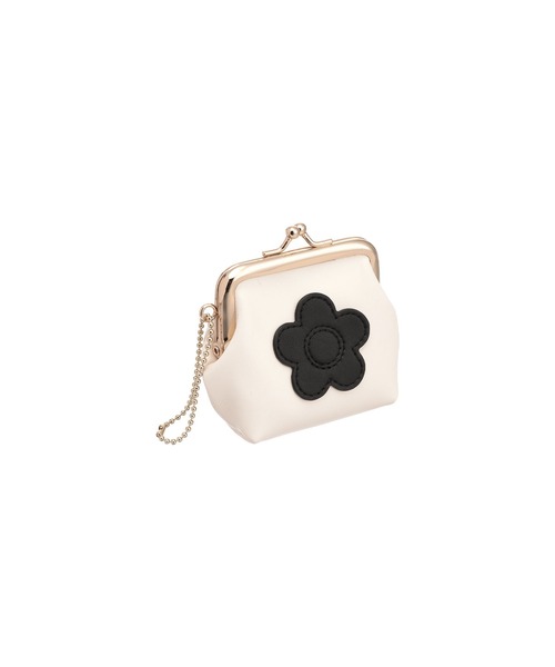 MARY QUANT（マリークワント）の「シンプルデイジーマーク２ ガマ口ポーチミニ（ポーチ・レディース・ブラック/フューシャピンク/ライトブルー/ピンク系その他/アイボリー/ブラック×ホワイト・FREE）」の16枚目の写真