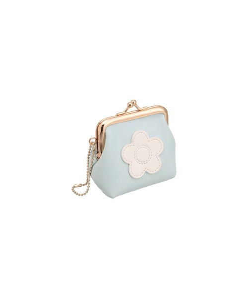 MARY QUANT（マリークワント）の「シンプルデイジーマーク２ ガマ口ポーチミニ（ポーチ・レディース・ブラック/フューシャピンク/ライトブルー/ピンク系その他/アイボリー/ブラック×ホワイト・FREE）」の22枚目の写真