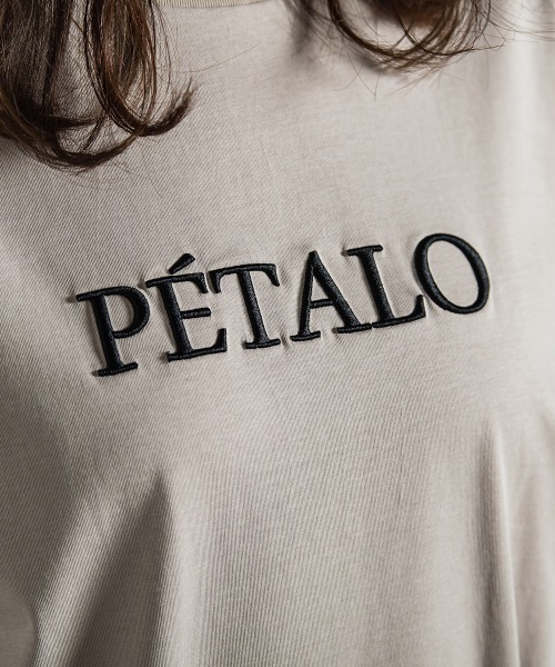 MAYSON GREY（メイソングレイ）の「リッタイシシュウロゴフレンチTシャツ≪手洗い可能≫（Tシャツ/カットソー・レディース・オフホワイト/チャコールグレー/ベージュ・M）」の4枚目の写真