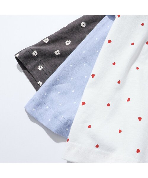 apres les cours（アプレレクール）の「【WEB限定】袖フリルTシャツ（Tシャツ/カットソー・キッズ・その他2/チャコール/サックスブルー/アイボリー/オフホワイト・80/90/100/110/120/130/140）」の9枚目の写真