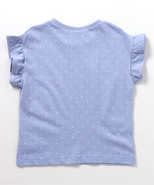 apres les cours（アプレレクール）の「【WEB限定】袖フリルTシャツ（Tシャツ/カットソー・キッズ・その他2/チャコール/サックスブルー/アイボリー/オフホワイト・80/90/100/110/120/130/140）」の11枚目の写真