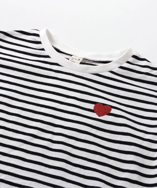 apres les cours（アプレレクール）の「【WEB限定】袖フリルTシャツ（Tシャツ/カットソー・キッズ・その他2/チャコール/サックスブルー/アイボリー/オフホワイト・80/90/100/110/120/130/140）」の12枚目の写真